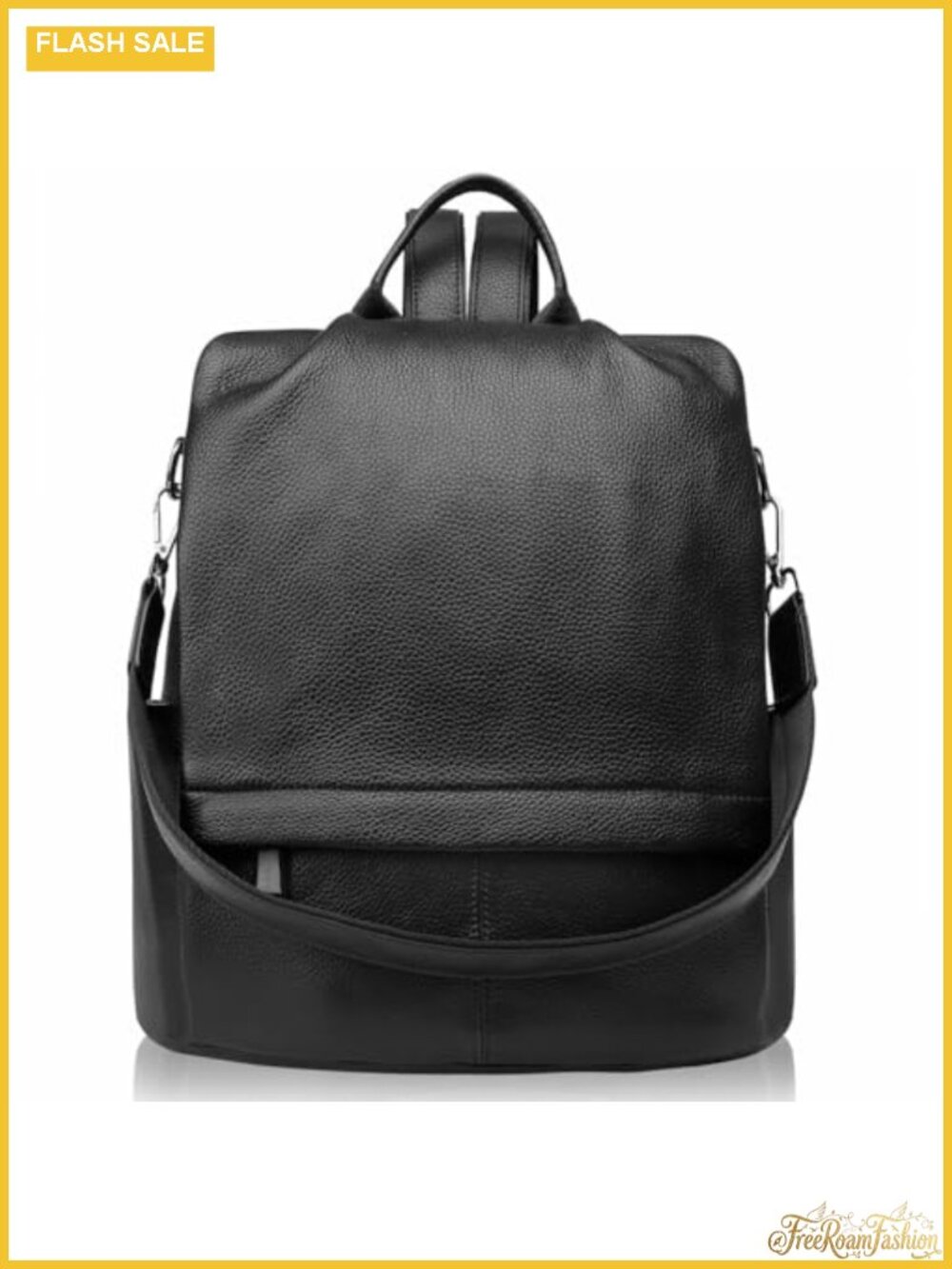 Genuine Leather Anti-Theft Backpack Purse for Women Convertible Daypack
